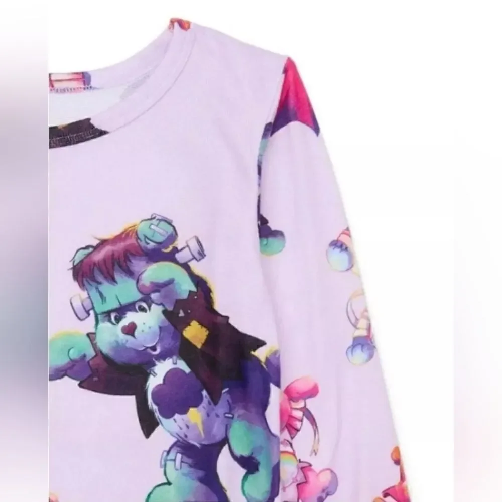 Nwt Care Bears Halloween Girls Snug Fit 2-Piece Pajama Set